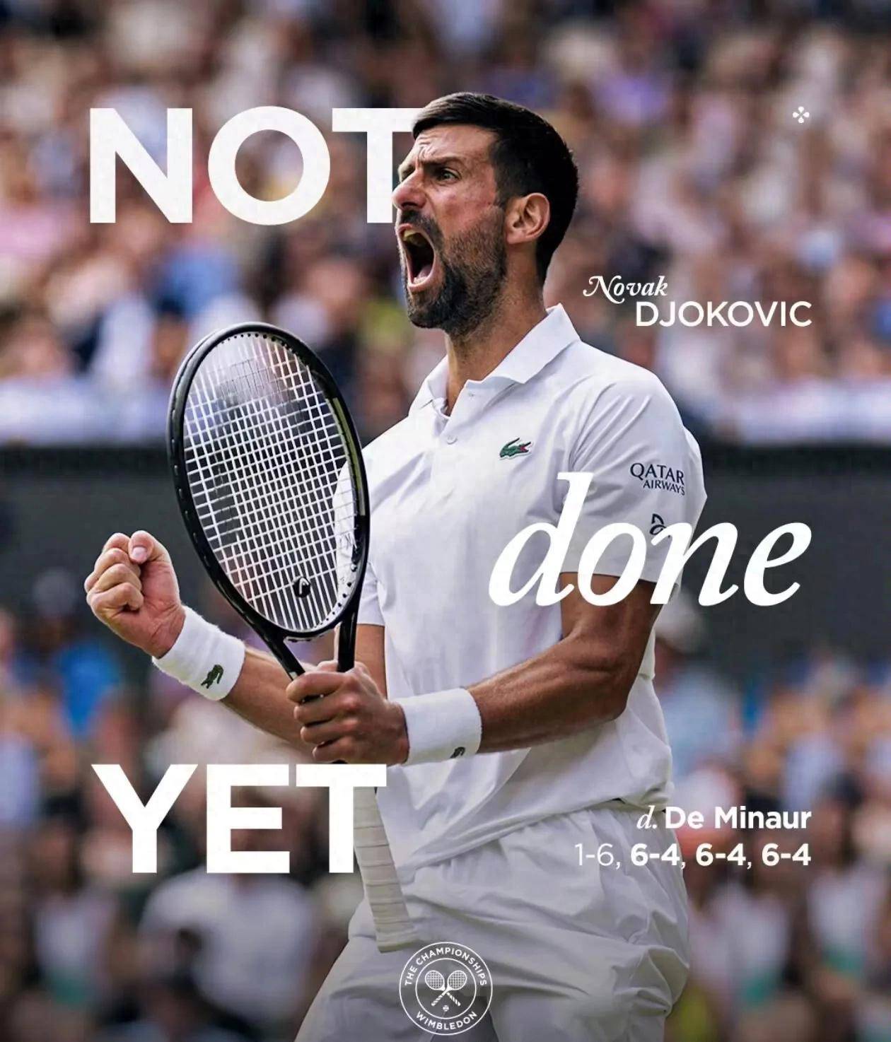 美网险胜温网，德约科维奇高光表现