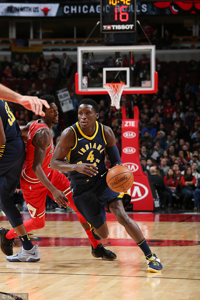 公牛力克步行者，霍勒迪带队取胜